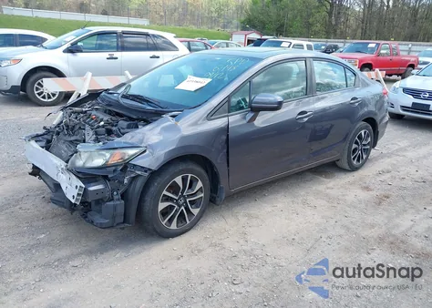 2015 Honda Civic Ex z USA, uszkodzony, nr VIN 19XFB2F86FE036448